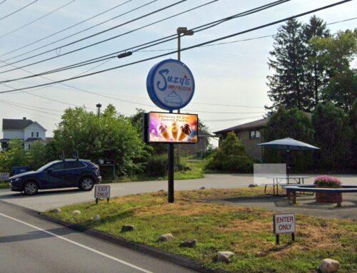 Suzy’s Simply Delicious Restaurant Sign Install